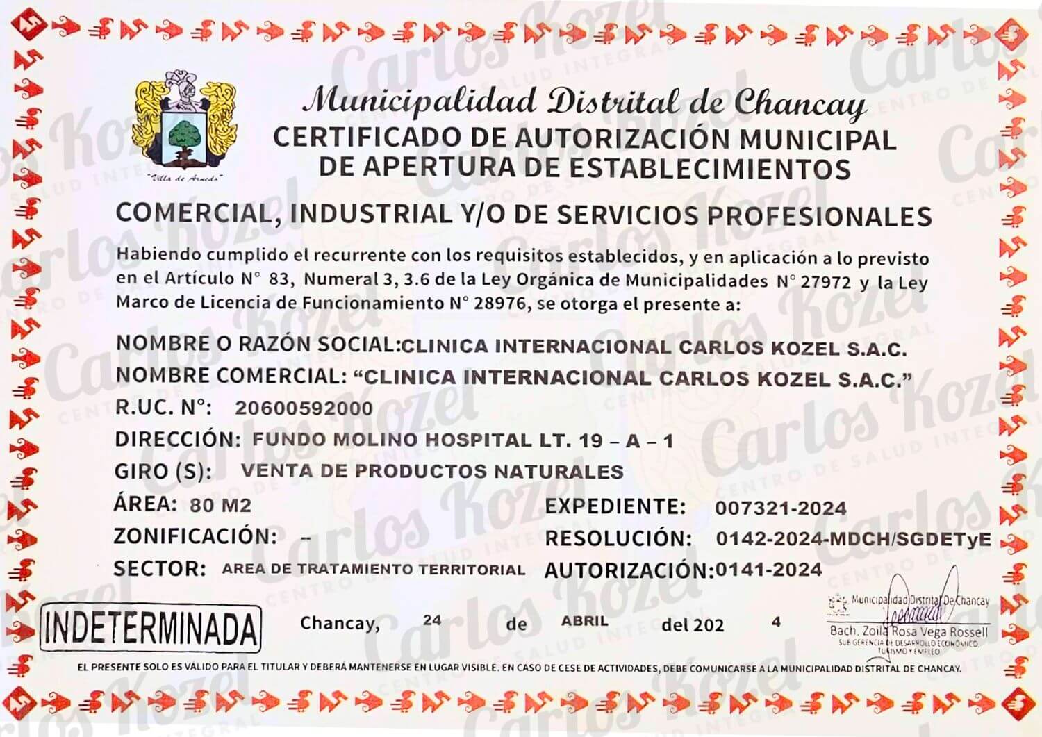 certificación 2